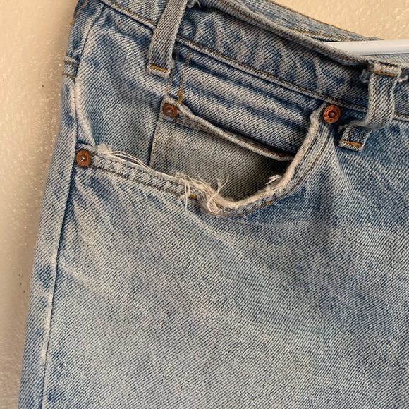 Unisex Levi’s orange Tab vintage crop flare Jeans - Picture 4 of 8